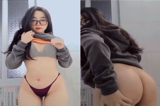 Cô gái kính cận gợi cảm với vòng 3 lớn khơi dậy đam mê