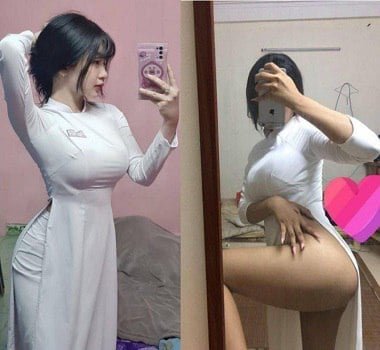 Cô gái học sinh có phần mông lớn muốn được 