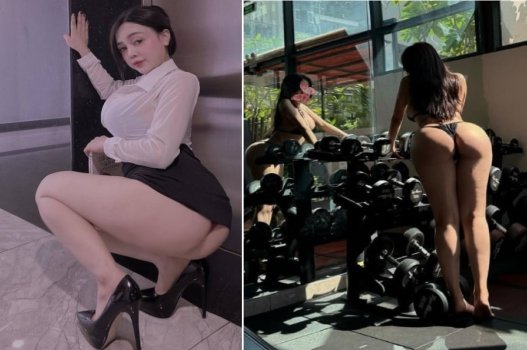 Em gái tập gym vòng 3 khủng đẹp quá, làm tình thì sướng mê ly