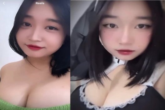 Ngực to tròn của cô hầu gái đẹp quyến rũ