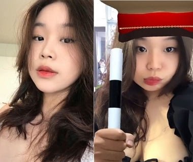 Em gái ngực khủng nằm khoe bướm