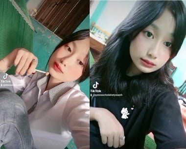 Nữ sinh xinh đẹp, quyến rũ và gợi cảm