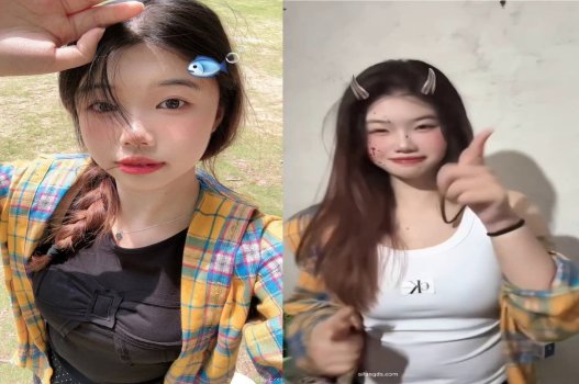 Tiktoker mũm mĩm cùng anh trai khủng